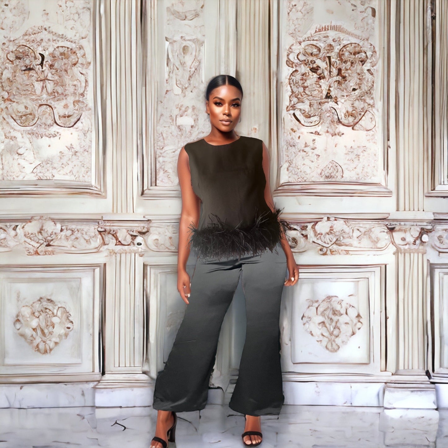 Casual Elegance | Drawstring Satin Pants